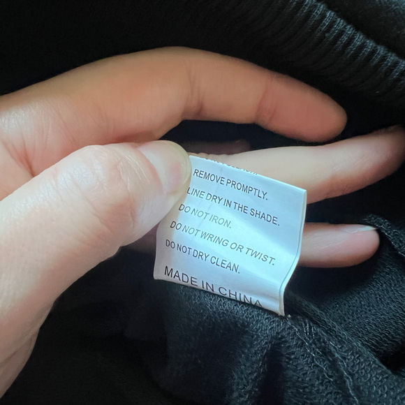 Ramen Black Long Sleeve Sweatshirt - Picture 4 of 4